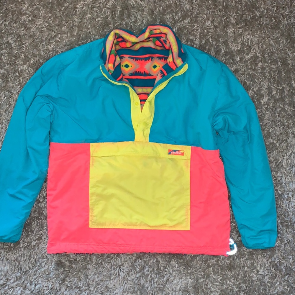 Vintage Chubbies Reversible Windbreaker, Size M